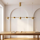 Lumtli Aurvex Linear — Gold Linear Pendant Chandelier