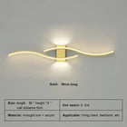 Lumtli Norska Wave — Minimalist LED Strip Wall Lamp