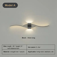 Lumtli Norska Wave — Minimalistische LED-Streifen-Wandleuchte